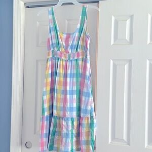 Pastel Plaid Dress